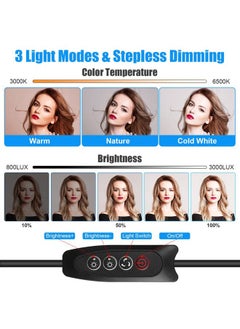 Yahenda 2 Pack Video Conference Lighting Panel Soft Light for Computer with Clip Webcam Light with 3 Modes Laptop Light for Online Meeting Live Streaming Video Call Classroom Selfie  - Image 4
