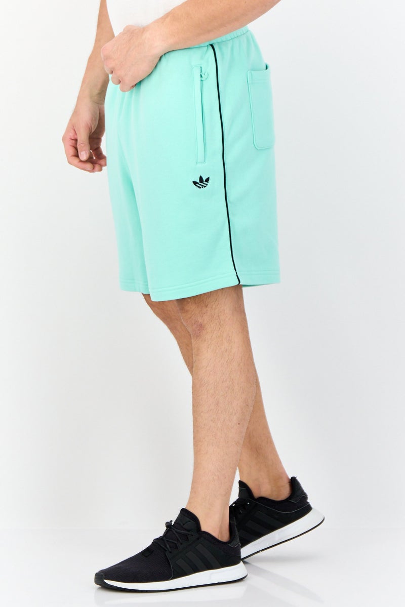 adidas Originals Men Sportswear Fit Outdoor Shorts, Mint Green  - Image 3