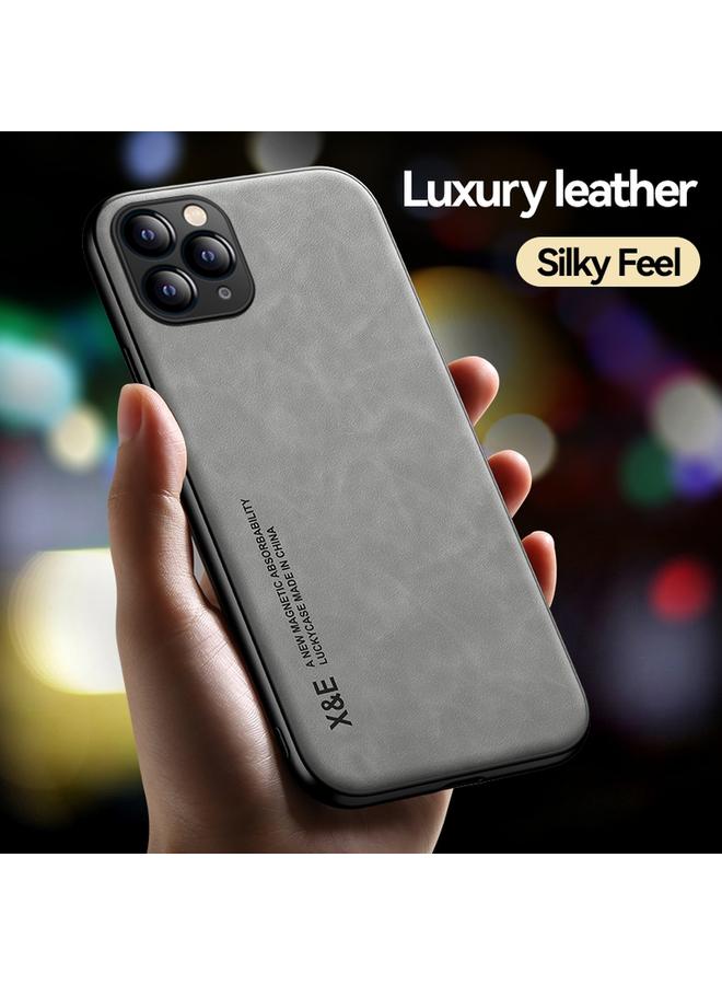 S-TOP Case For iPhone 11 Pro Max Skin Feel Magnetic Leather Back Phone Case - Image 3