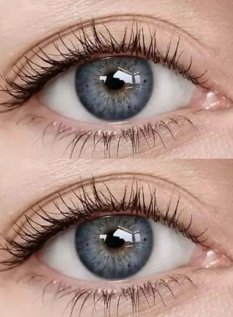 Unibling Iffy Blue Yearly Colored Unisex Cosmetic Contact Lenses, Enlargement Collection - Image 3