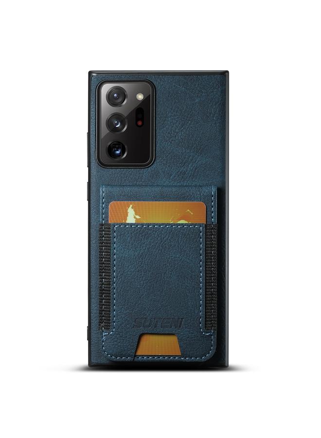Suteni Case For Samsuny Galaxy Note20 Ultra 5G H03 Litchi Leather Card Bag Stand Back Phone Case - Image 1