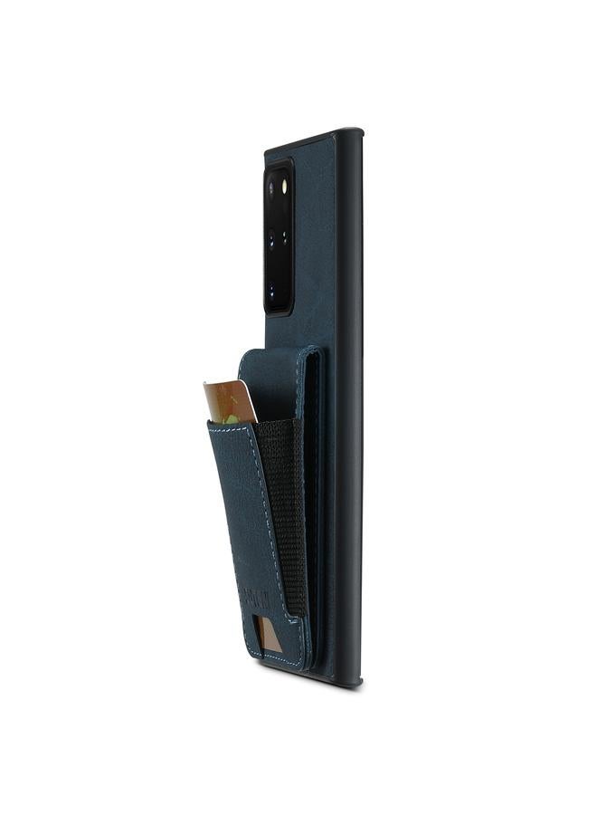 Suteni Case For Samsuny Galaxy Note20 Ultra 5G H03 Litchi Leather Card Bag Stand Back Phone Case - Image 4