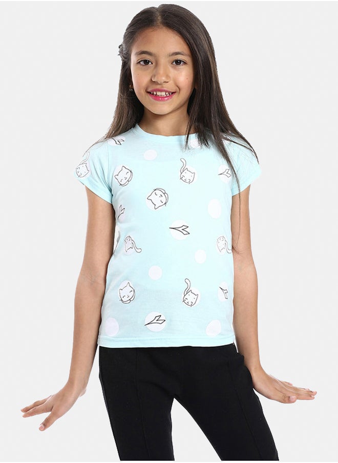 Girls Cotton Printed T-Shirt - pzsku/ZC65004D9477D4670C5AFZ/45/_/1725874235/7aa6e540-b1e3-454f-b097-efccf85fbbec