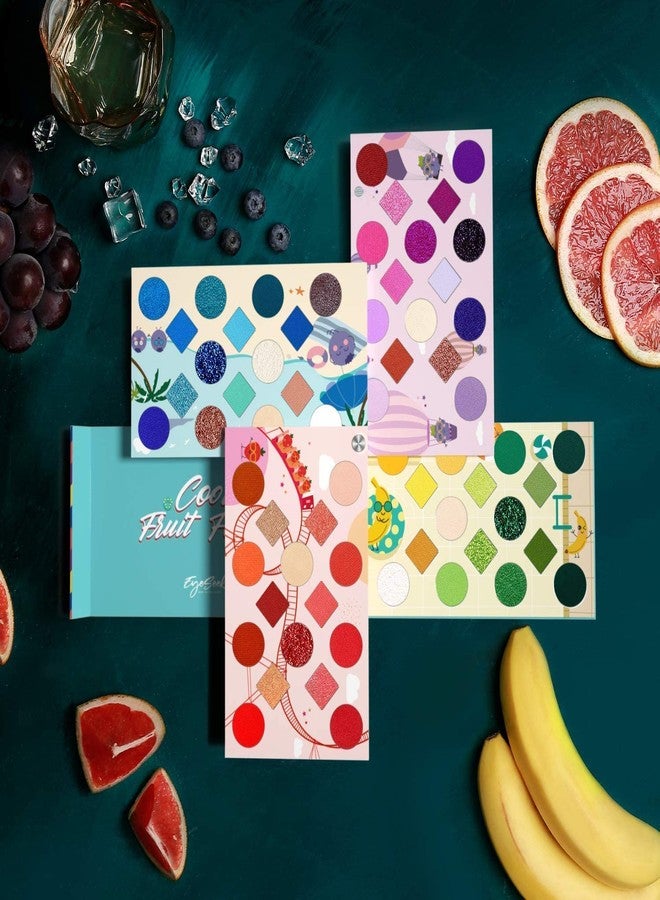 انزيوس باليت ظلال عيون احترافية بـ 64 لونًا، باليت مكياج احترافية عالية الصبغة، باليت ظلال عيون بألوان قوس قزح، باليت ظلال عيون مطفية ولامعة. - Image 5