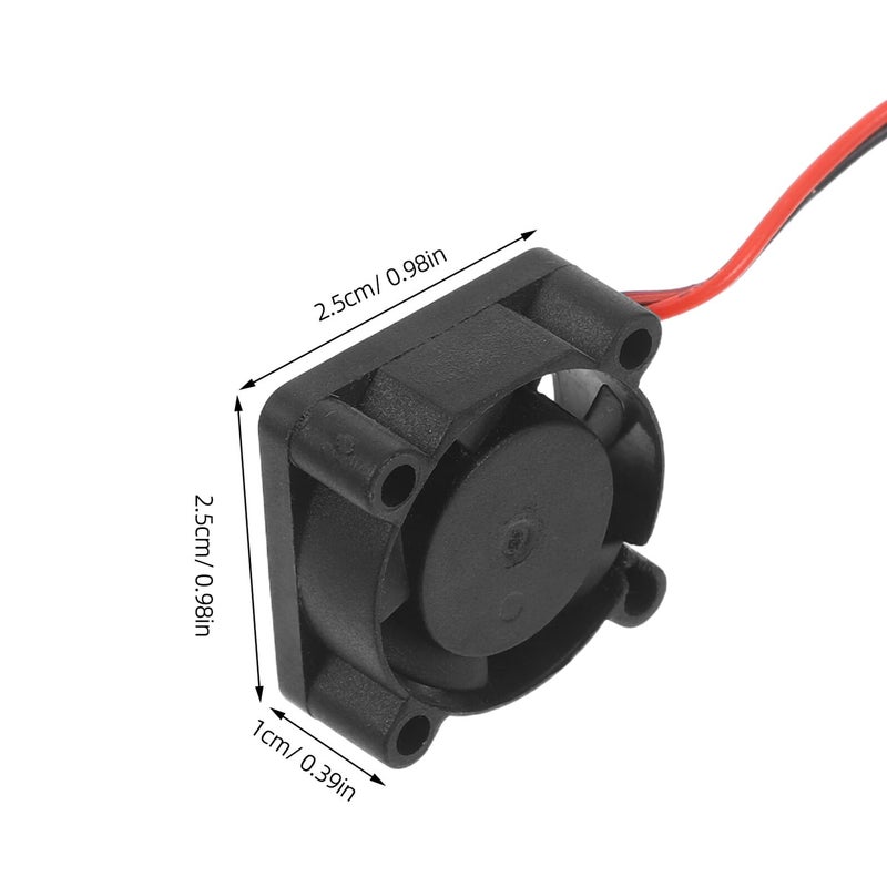 25mm DC Cooling Fan Ultra Quiet Adjustable Speed for Computer Case Routers Network Switches - Image 3