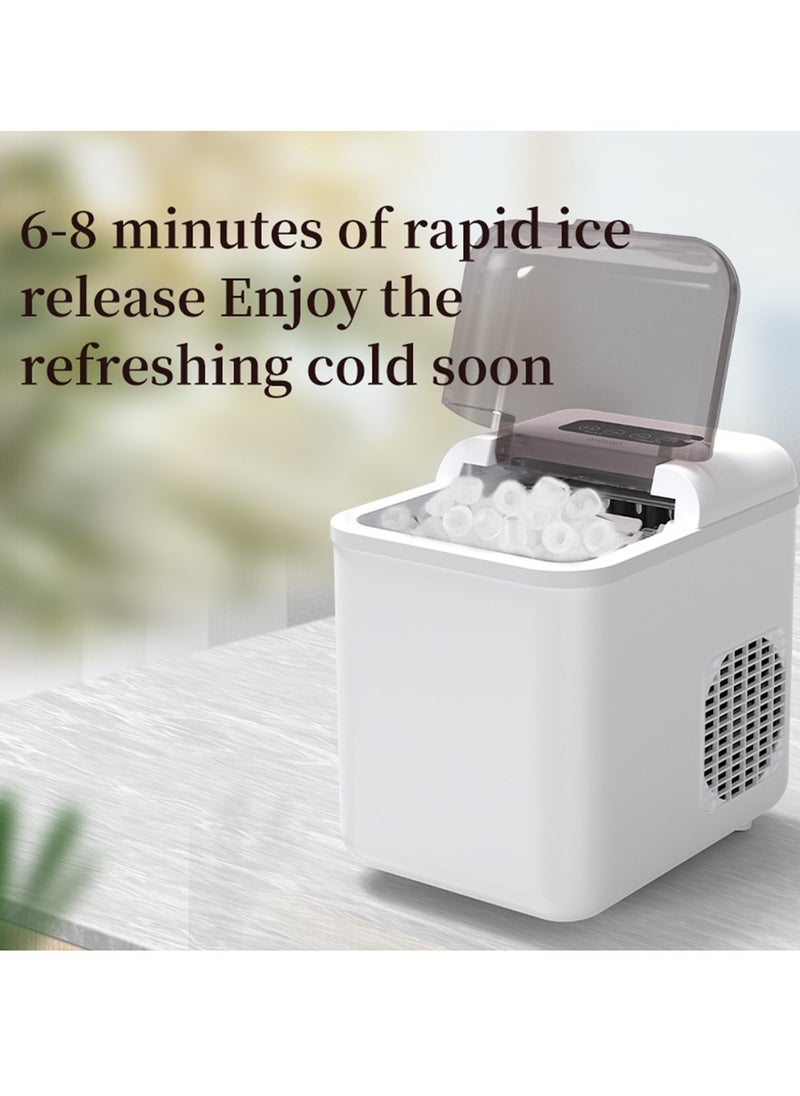 CKGO Smart Ice Maker Machine Small and Large Bullet Ice 9pcs/6-8min Fast Ice Maker App Control Automatic Self-Cleaning with Ice Scoop for Home/Bars/Coffee Shop  - Image 2