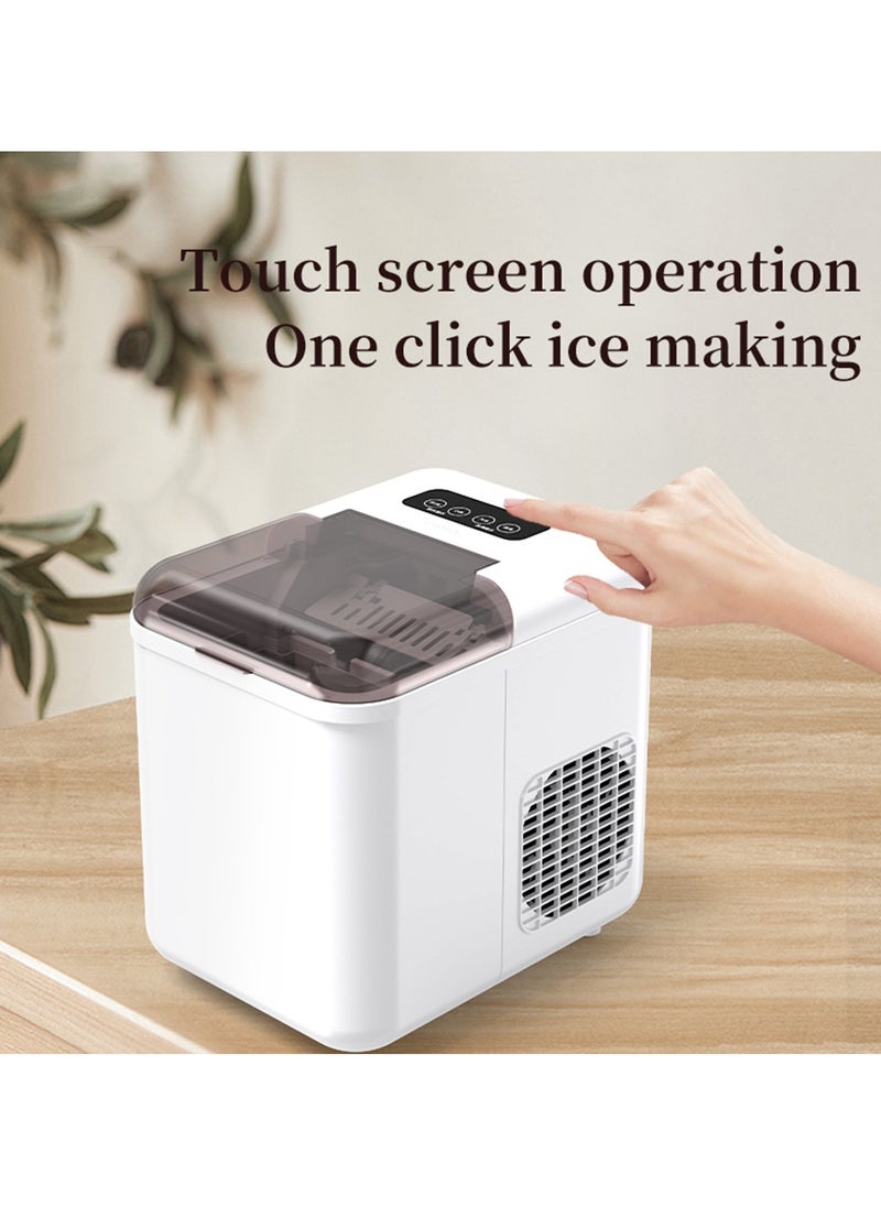 CKGO Smart Ice Maker Machine Small and Large Bullet Ice 9pcs/6-8min Fast Ice Maker App Control Automatic Self-Cleaning with Ice Scoop for Home/Bars/Coffee Shop  - Image 5