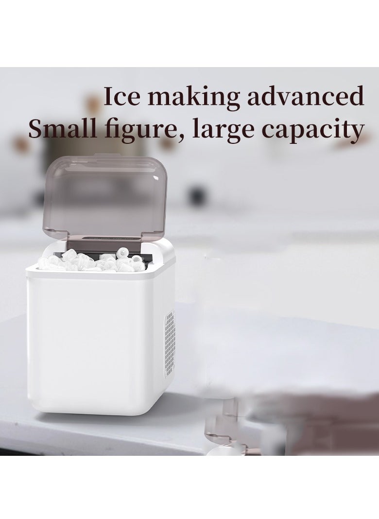 CKGO Smart Ice Maker Machine Small and Large Bullet Ice 9pcs/6-8min Fast Ice Maker App Control Automatic Self-Cleaning with Ice Scoop for Home/Bars/Coffee Shop  - Image 4