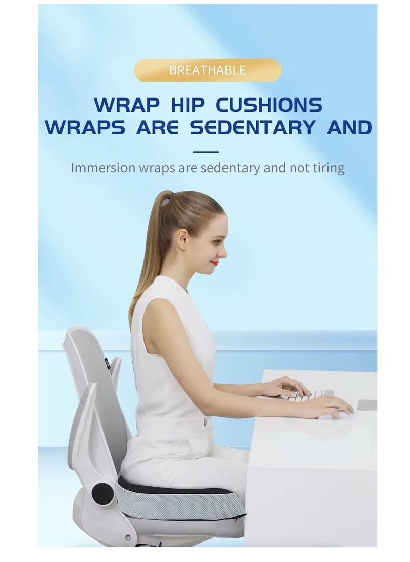 Relax Smart - Medical Seat Cushion Gel Infused Memory Foam Orthopedic Tailbone Cushion Velvet for Office Car Home - Image 1