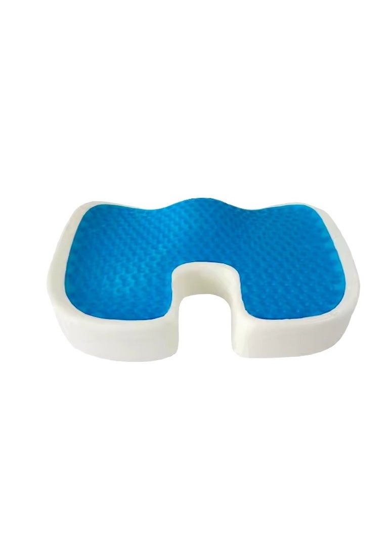 Relax Smart - Medical Seat Cushion Gel Infused Memory Foam Orthopedic Tailbone Cushion Velvet for Office Car Home - Image 1