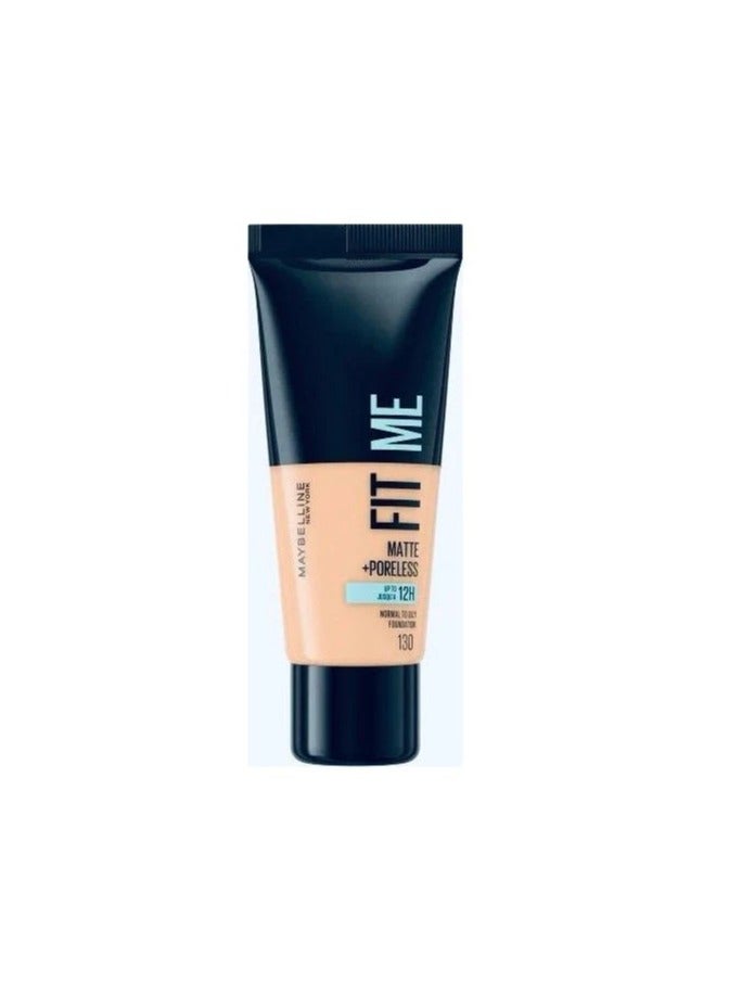 MAYBELLINE NEW YORK Maybelline Fit Me Matte + Poreless Foundation Normal To Oily With Clay - 130 Buff Beige - Image 1