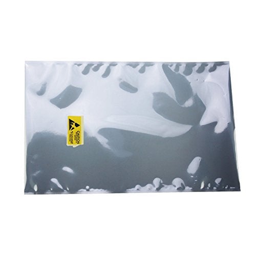 LJY ESD 20 Pcs Large Open Top Anti-Static Bags 15.8 "x 10" Reusable Shielding Bags, Suitable for Storing Sensitive Electronic Components Such as motherboards, Hard Drives, SSDs, RAM, and CPUs - Image 1