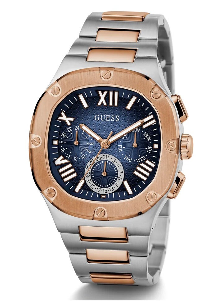 GUESS Mens 2-Tone Multi-function Watch GW0572G4