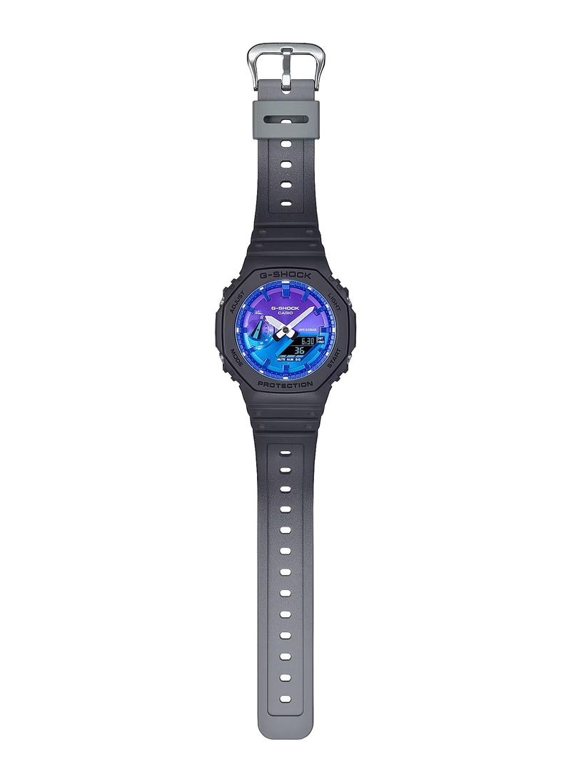 G-SHOCK Analog+Digital Resin Band Watch GA-2100FL-1A  - Image 4