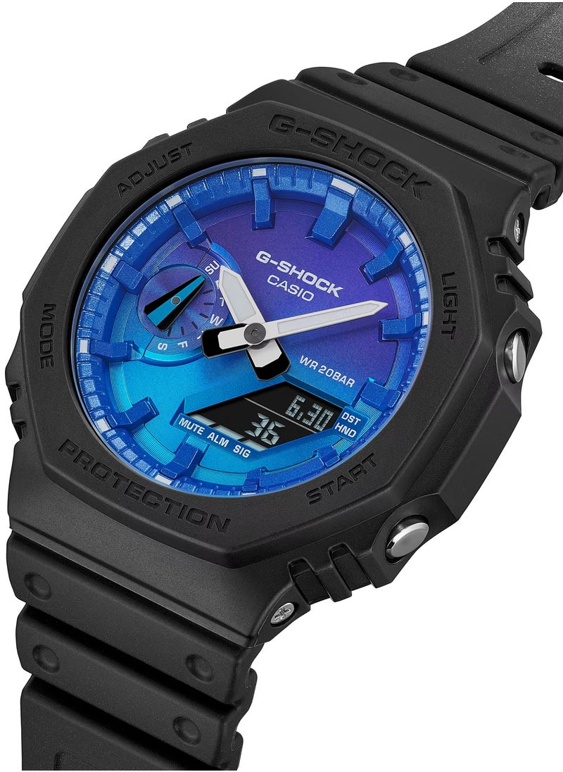 G-SHOCK Analog+Digital Resin Band Watch GA-2100FL-1A  - Image 5
