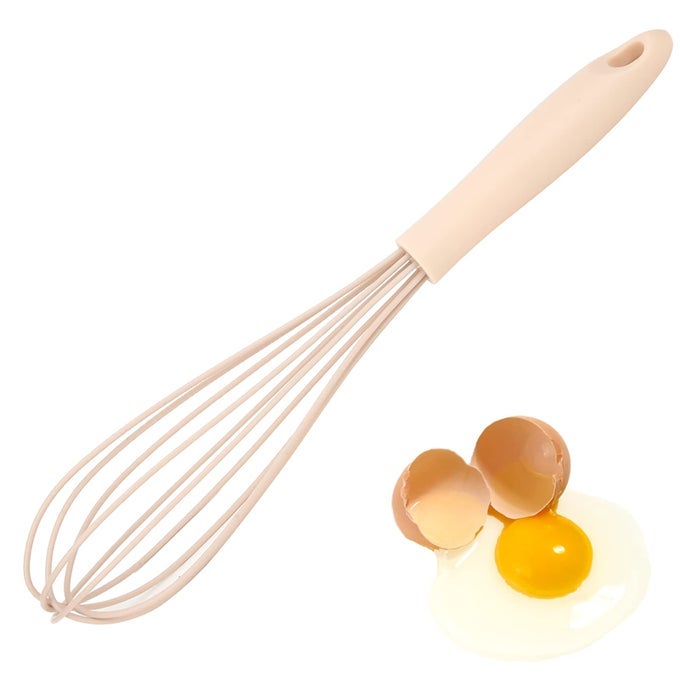 SILICONE EGG WHISK NONELECTRIC FOR HOUSEHOLD PURPOSES MANUAL EGG BEATER HAND EGG MIXER KITCHEN COOKING UTENSILS SILICONE WHISKS FOR COOKING WHIPPING EGG WHITES CREAM SAUCE MILKSHAKE