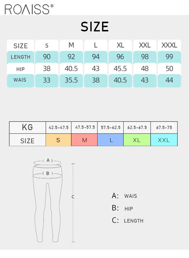 roaiss - Women's High Waisted Honeycomb Fitness Pants High Stretch Sports Leggings 3D Hip Lifting Anti Wrinkle Yoga Pants - Image 1