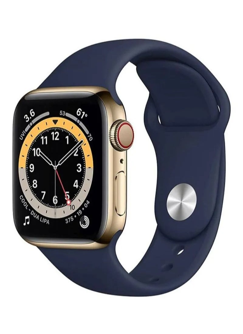 HEXABEX - Apple Watch Strap/Band Compatible With Compatible with 42mm(Series 10)/41mm/40mm/38mm Silicone Strap for Apple watch All Series Dark Blue - Image 1