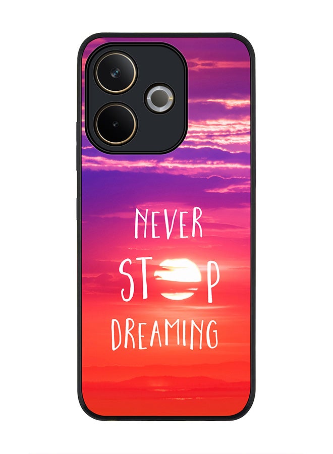 Stylizedd For Oppo A5 Pro 5G / A5 Pro 4G / 5G Case,Slim fit Camera Protection, Shockproof Thin Phone cover  - Never stop dreaming - Image 1