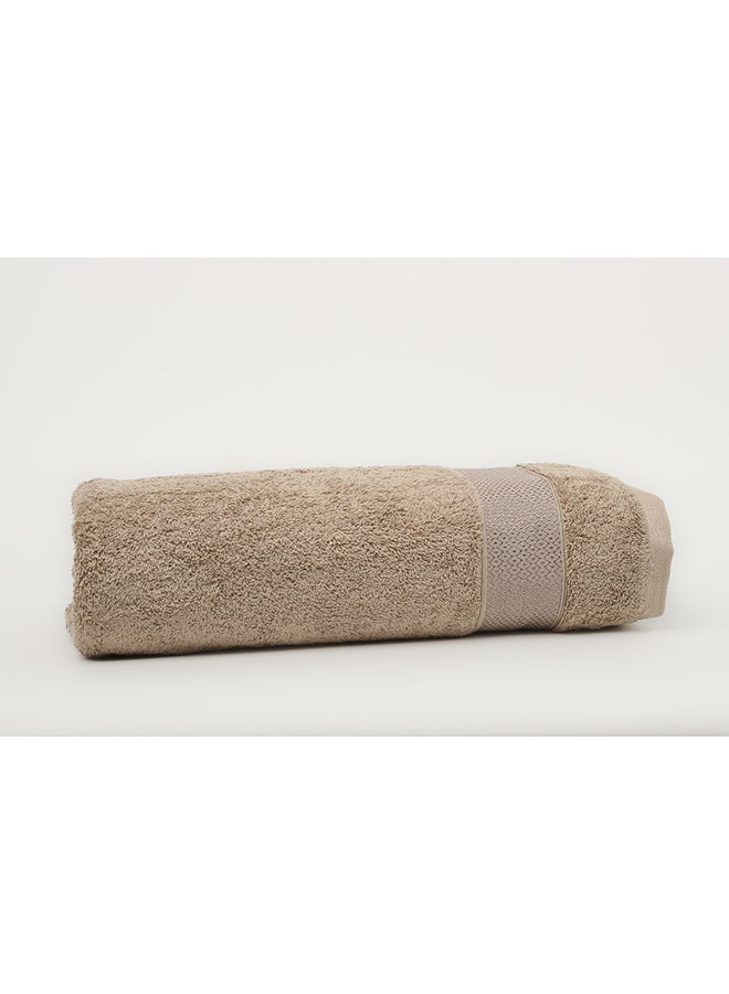 White Rose Towel SERENITY S - 550 GSM - 100% Cotton Terry -Bath Sheet 80x160 cm-Premium Touch-Quick Dry - Super Absorbent-Camel  - Image 2