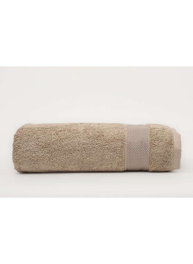 White Rose Towel SERENITY S - 550 GSM - 100% Cotton Terry -Bath Sheet 80x160 cm-Premium Touch-Quick Dry - Super Absorbent-Camel  - Image 3