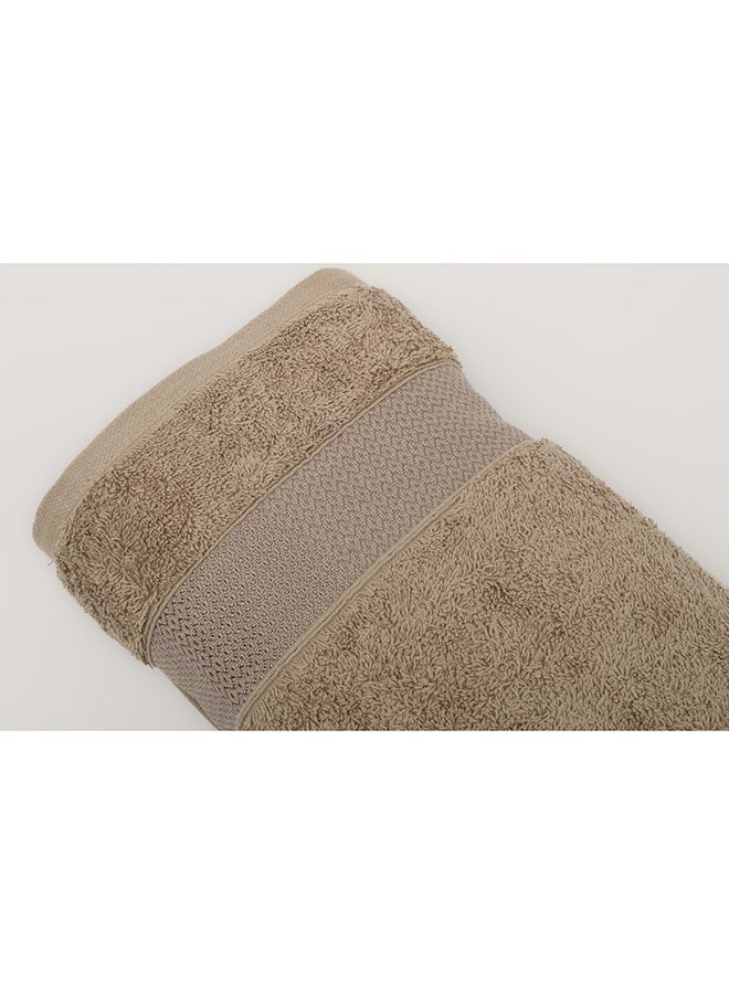 White Rose Towel SERENITY S - 550 GSM - 100% Cotton Terry -Bath Sheet 80x160 cm-Premium Touch-Quick Dry - Super Absorbent-Camel  - Image 5