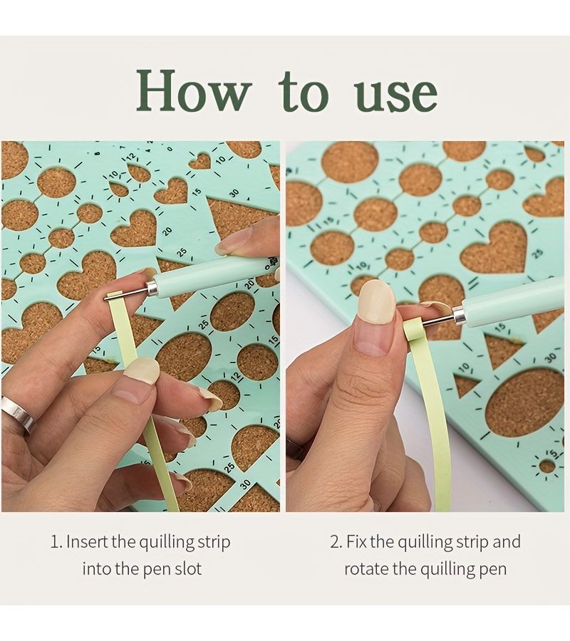 Smooth Tip Roller Paper Holder For Quilling Pen Essential Kit - Image 3