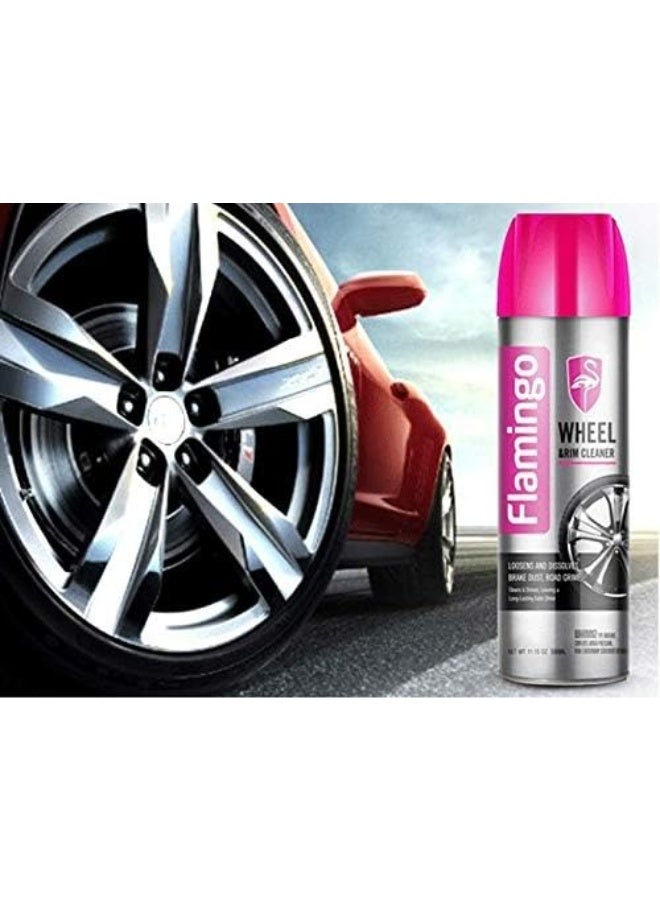 Flamingo Foam Tire Cleaner and Rims Polish | F014 | 500ml - Image 3