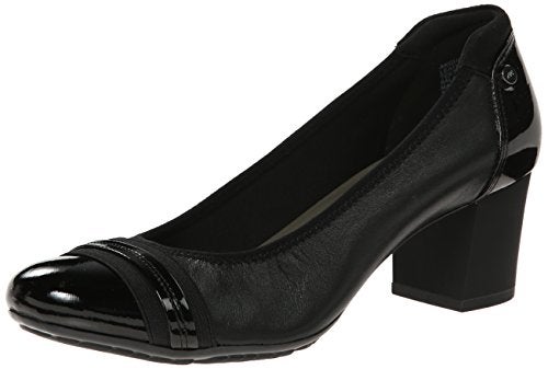 ANNE KLEIN AK Anne Klein Sport Women's Guardian Leather Dress Pump, Black, 8.5 M US - Image 5