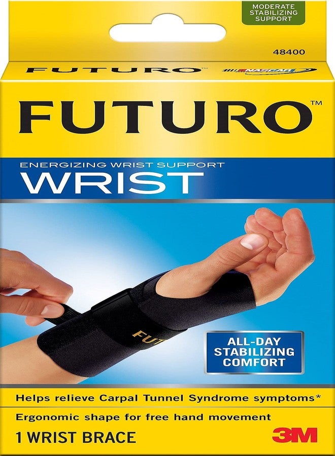 Futuro 48400EN Energizing Wrist Support, S/M, Fits Right Wrists 5 1/2-Inch - 6 3/4-Inch, Black - Image 2