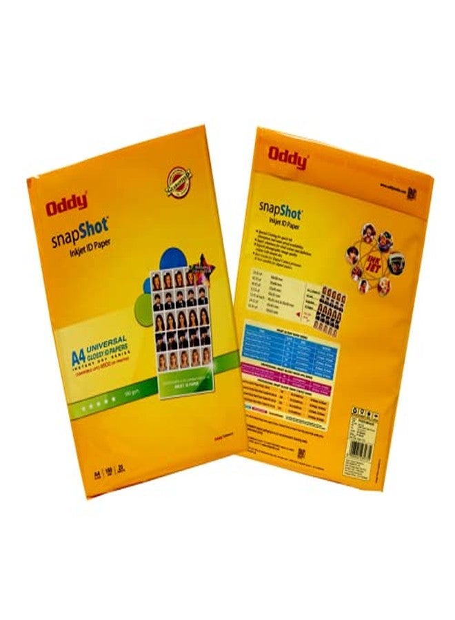 Oddy 180 GSM A4 size (coated) Glossy Photo Paper, compatible with Inkjet printer, Pack of 3 with 20 sheets Pack - Image 4