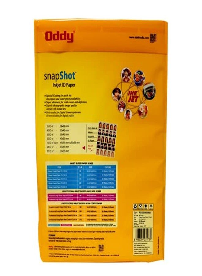 Oddy 180 GSM A4 size (coated) Glossy Photo Paper, compatible with Inkjet printer, Pack of 3 with 20 sheets Pack - Image 3