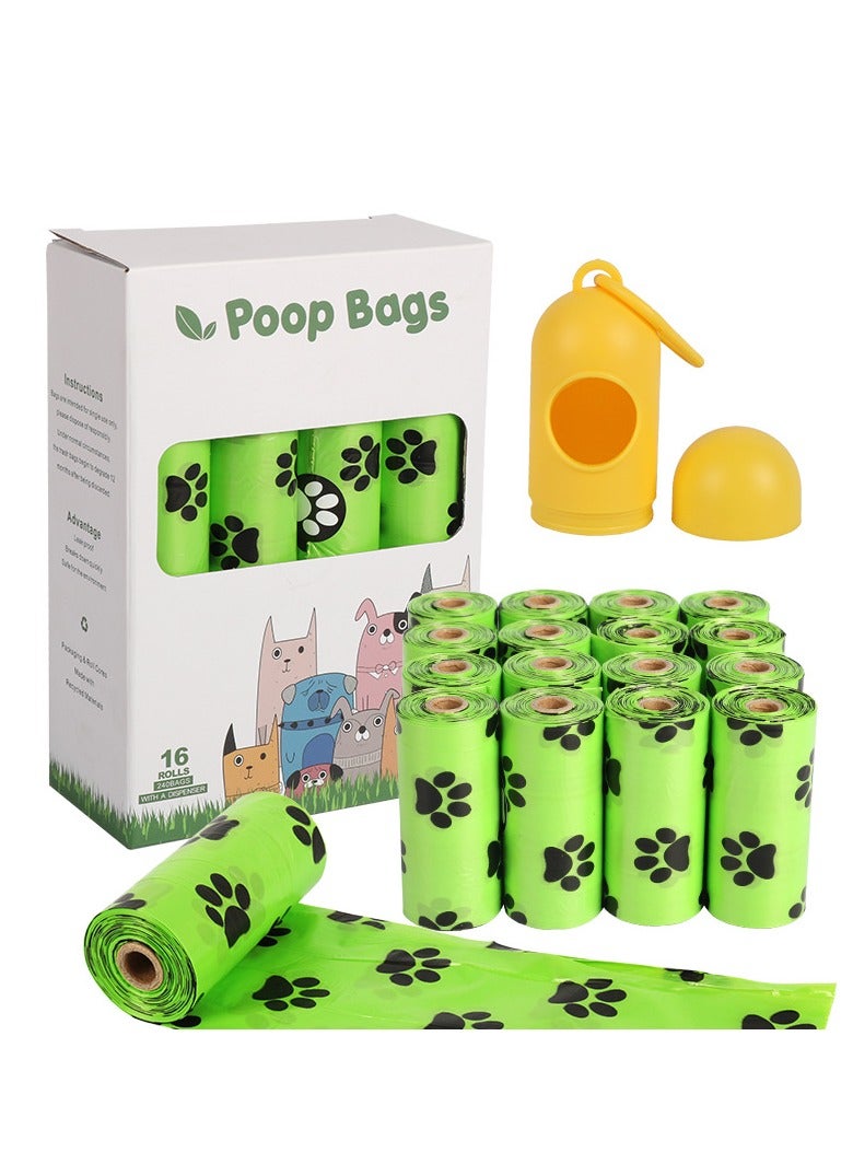 general Durable Cat & Dog Poop Bags with Dispenser, Eco Bag, Leak Proof, Durable and Sturdy, Leakproof Cat & Dog Bags, EPI Technology, BPA Free, 240 pcs, 16 rolls - Image 1