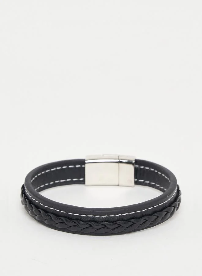 Styli Braided Wrap Around Bracelet with Clasp