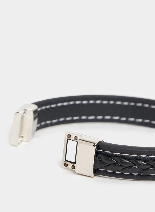 Styli Braided Wrap Around Bracelet with Clasp - Image 4