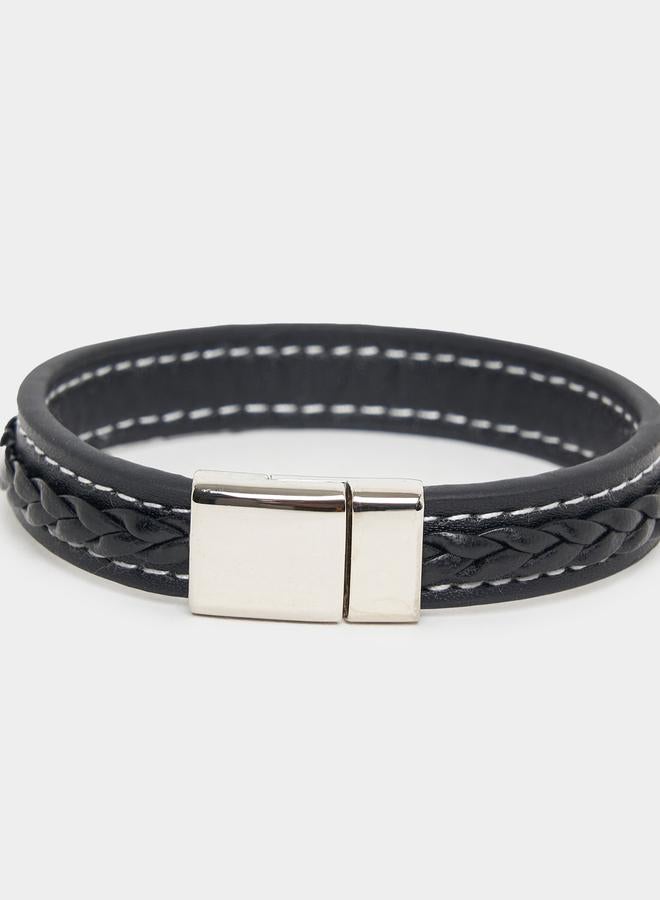 Styli Braided Wrap Around Bracelet with Clasp - Image 2