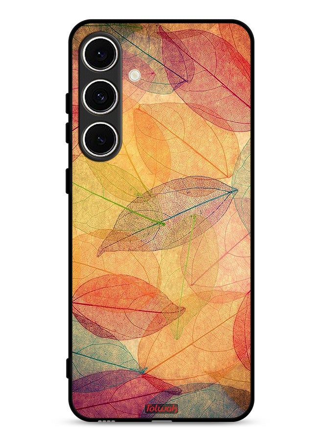 Tolwak Samsung Galaxy S24 FE 5G Protective Case Cover Leaves Abstract Digital Art - Image 1