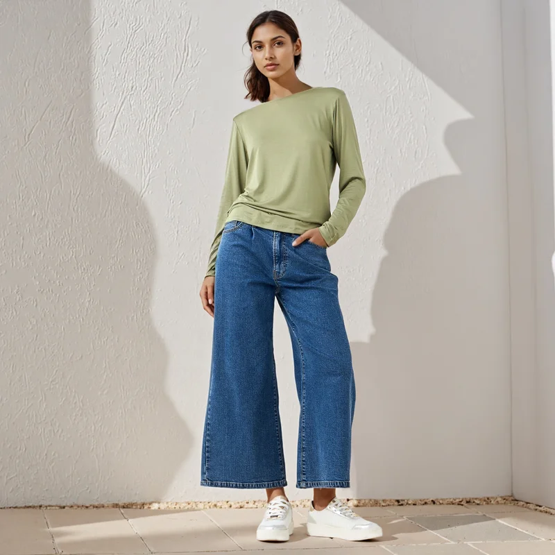 سبلاش فيڤ تيشيرت بقصة ضيقة وأكمام طويلة