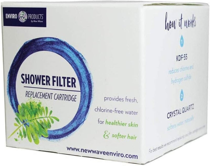 New Wave Enviro Shower Filter Replacement Cartridge for Chlorine-Free Showers - Image 3
