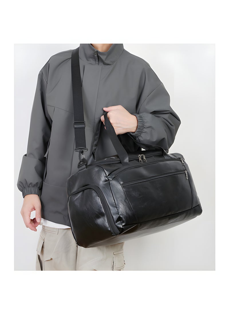 Large Capacity Travel Duffel Bag for Men and Women, Water-proof Gym Bag With Shoes Compartment, Portable Handbag/Shoulder Bag For Fitness Travel Sport Yoga, Outdoor Sport  - Image 1