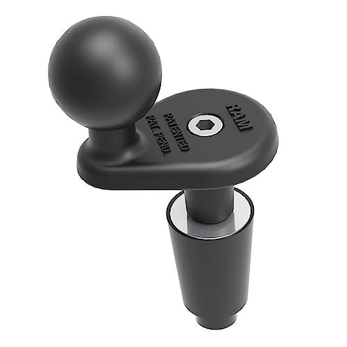 RAM Mounts Motorcycle Fork Stem Ball Base RAM-B-342U with B Size 1" Ball for Stems 12mm to 38mm in Diameter - Image 1