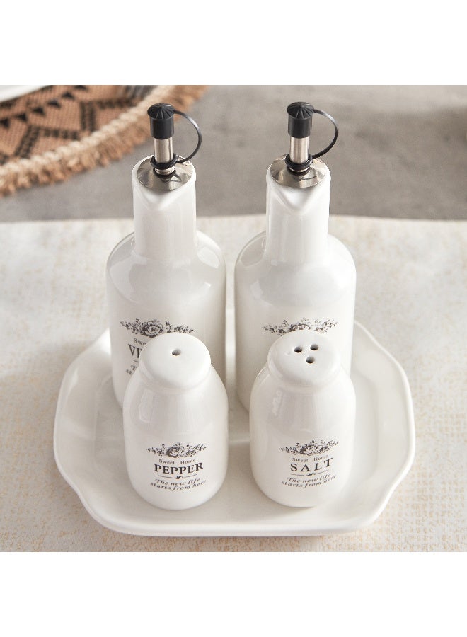 Home Box 4-Piece Spice Mill Set With Stand - Image 2