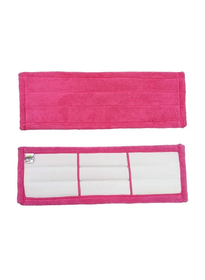 SOFTSPUN Microfiber Wet & Dry Cleaning Mop Refill - Pink - 19inches - Image 1