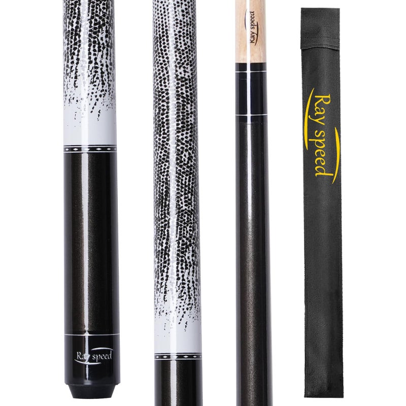 Ray speed Pool Cue Stick with 3D Printed Grip 13mm Tip Perfect for Precision Play Low Deflection Pool Cue for Enhanced Accuracy Ideal for Billiard Cue Enthusiasts - Image 2
