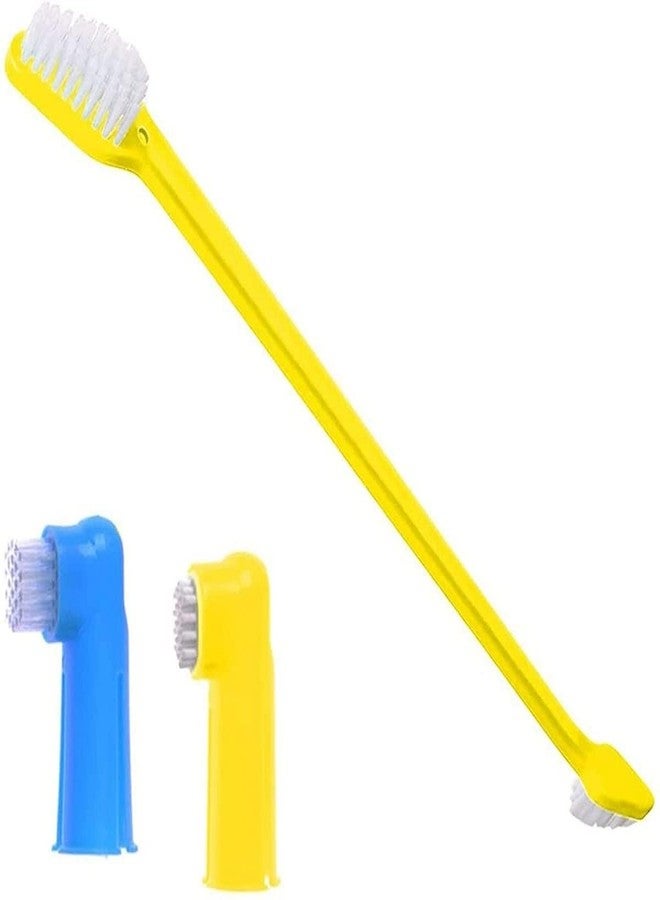 Agirav Tails Pet Toothbrush for Dogs, Cats with Soft Bristles - Easy Teeth Cleaning & Dental Care, Non Slip Dual Head Dog Toothbrush - Image 4