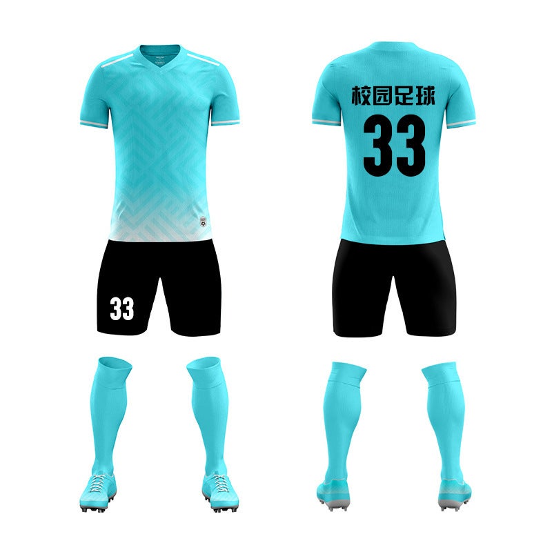 Adult Children'S Football Uniform Suit Training Camp Training Team Uniform School Student Competition Football Sports Jersey Printed - Image 3