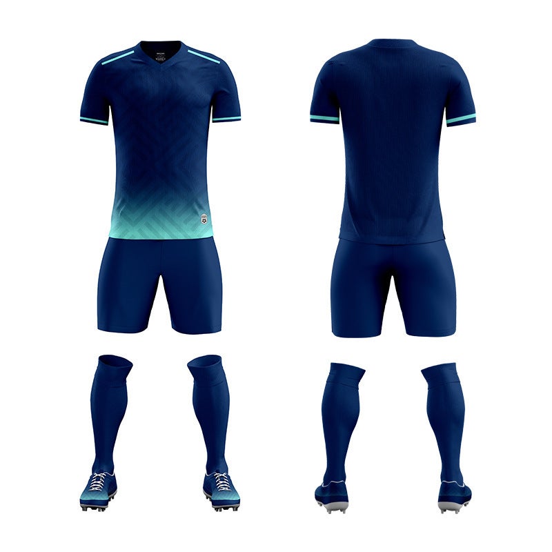 Adult Children'S Football Uniform Suit Training Camp Training Team Uniform School Student Competition Football Sports Jersey Printed - Image 1