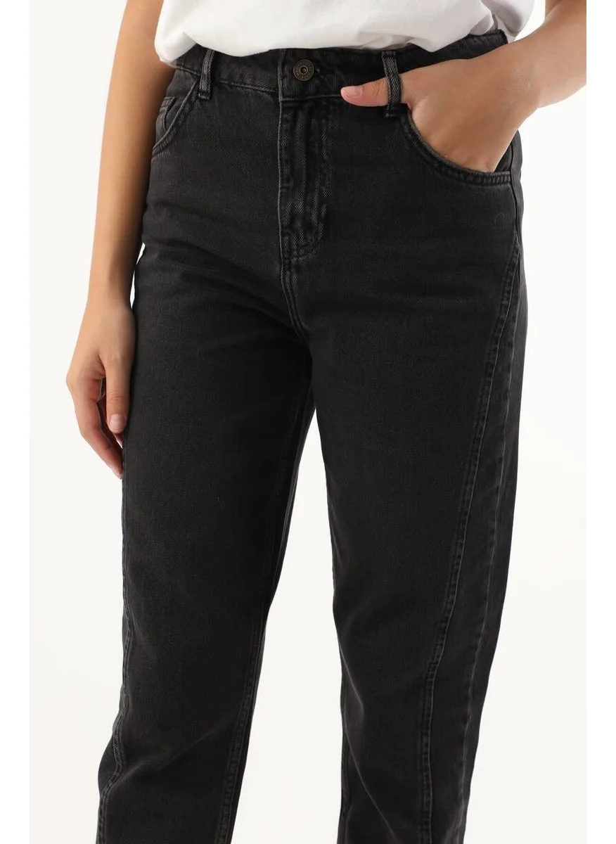 Banny Jeans Women High Waist Jeans Black