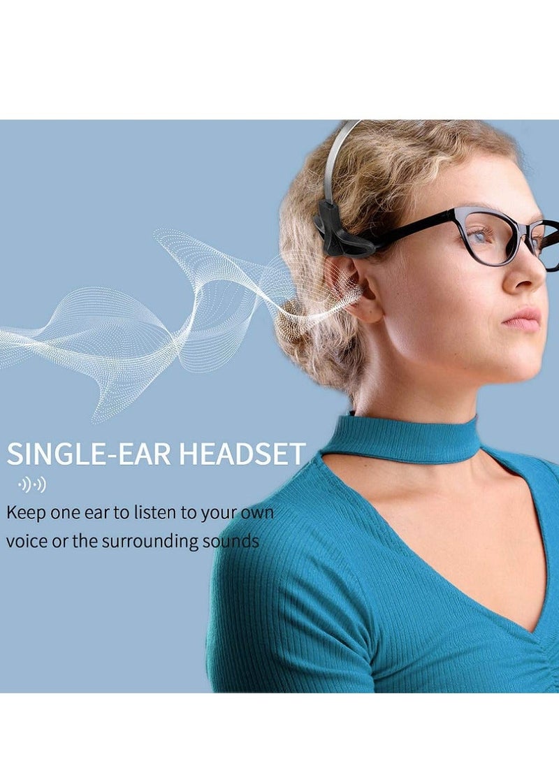 Generic - USB Headset with Microphone - Noise Cancelling Mic, PC Laptop Computer Headphone for Home Office, Online Class Skype Zoom - Image 1