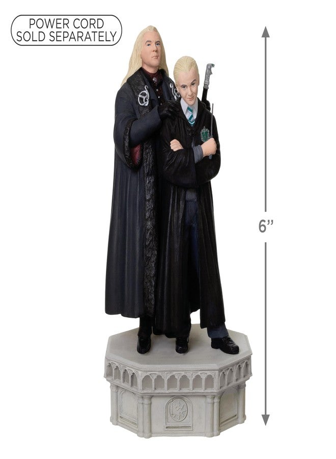 Hallmark Keepsake زينة عيد الميلاد من هولمارك كيبسيك لعام 2025، مجموعة لوسيوس ودراكو مالفوي من هاري بوتر وحجرة الأسرار مع إضاءة وصوت، هدايا لمحبي هاري بوتر - Image 4